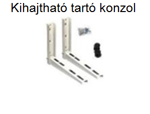 Kihajtható tartó konzol SU